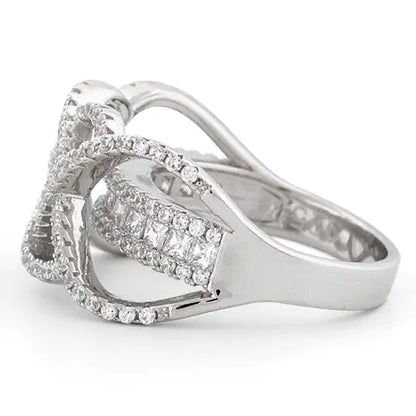 Ring Ceremony Double Infinity 2 In 1 CZ Ring