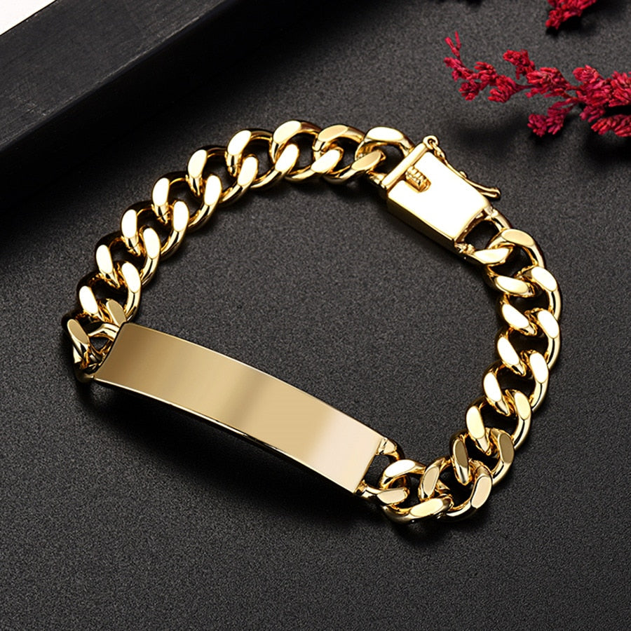 18K Gold Chain Bracelets-C.K Jewelry