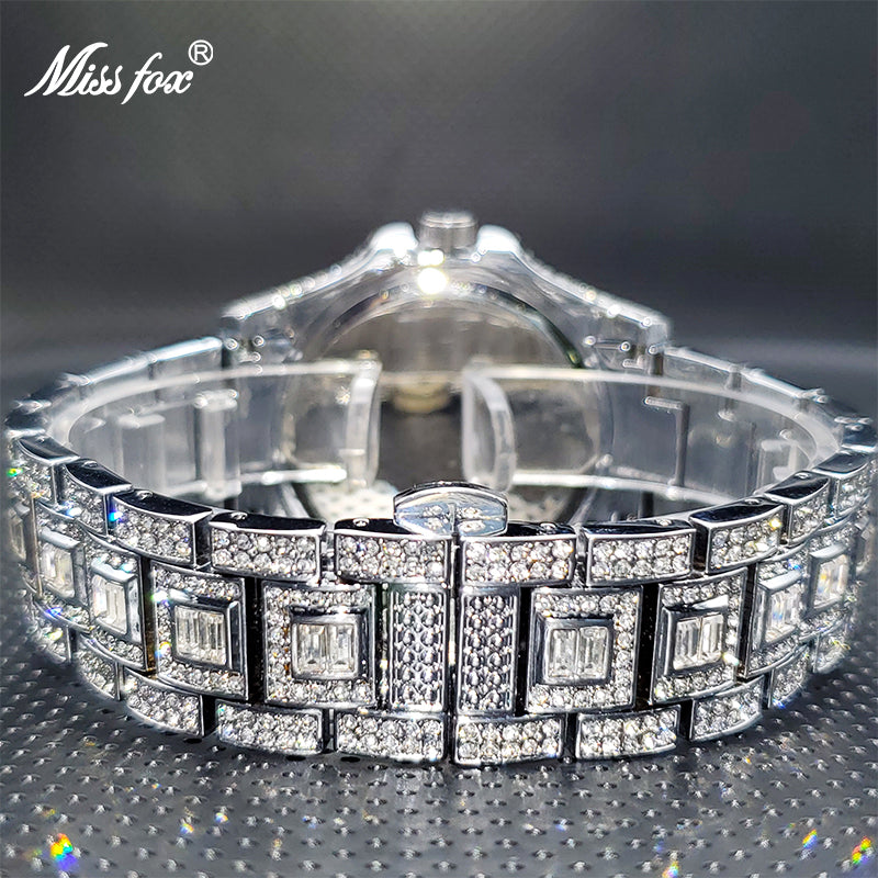 Masculino Diamond Quartz Watches-C.K Jewelry